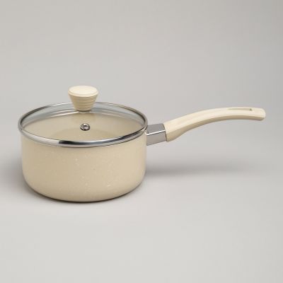 КОВШИК AGNESS АНТИП. ПОКР. РУЧКА SOFT TOUCH  И СТЕКЛ. КРЫШКОЙ 1000 МЛ 14*7 СМ-0