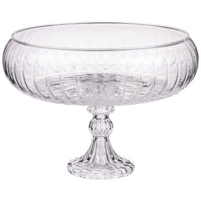 БЛЮДО НА НОЖКЕ, 24Х16 СМ-0