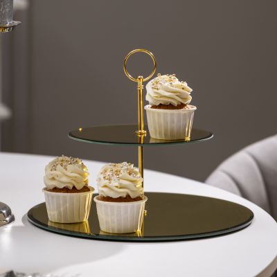 БЛЮДО СЕРВИРОВОЧНОЕ 2-Х ЯРУСНОЕ  