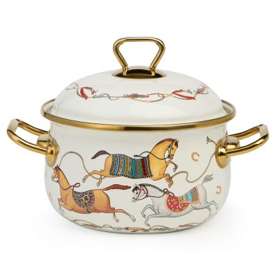 КАСТРЮЛЯ LEFARD ЭМАЛИРОВАННАЯ С КРЫШКОЙ, СЕРИЯ PASSAGE, 2,1Л, ДИА.16СМ ПОДХОДИТ ДЛЯ ИНДУК.ПЛИТ-0