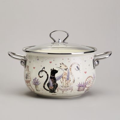 НАБОР КАСТРЮЛЬ ЭМАЛИРОВАННЫЙ, СЕРИЯ 