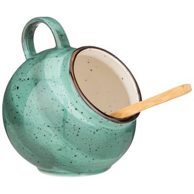 СОЛОНКА С ЛОЖКОЙ BRONCO 