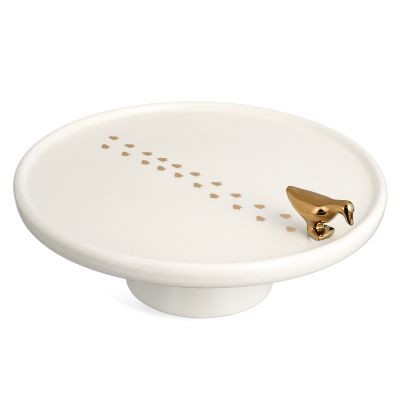 БЛЮДО СЕРВИРОВОЧНОЕ НА НОЖКЕ, 25Х25Х10,7 СМ-1