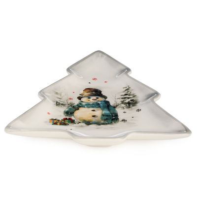 ТАРЕЛКА В ФОРМЕ ЕЛКИ AGNESS 