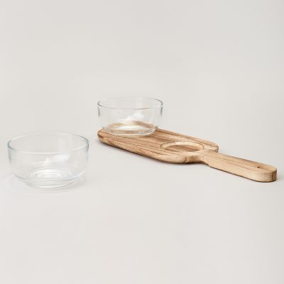 МЕНАЖНИЦА 2-Х СЕКЦИОННАЯ НА ДЕРЕВЯННОЙ ПОДСТАВКЕ 350 МЛ-4