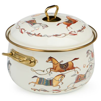 КАСТРЮЛЯ LEFARD ЭМАЛИРОВАННАЯ С КРЫШКОЙ, СЕРИЯ PASSAGE, 4,8Л, ДИА.22СМ ПОДХОДИТ ДЛЯ ИНДУК.ПЛИТ-2