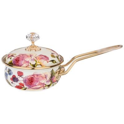 КОВШ AGNESS ЭМАЛИРОВАННЫЙ, СЕРИЯ ВИНТАЖ ДЛИНА=31 СМ. ДИАМЕТР=14 СМ. 0,9Л (КОР=4ШТ.)-0