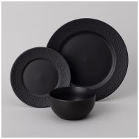 НАБОР ПОСУДЫ ОБЕДЕННЫЙ НА 4 ПЕР. 12 ПР. 720 МЛ 27,5х27,5х2, 19,2х19,2х0,9, 14,2х14,2х7СМ