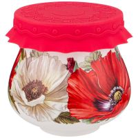 БАНОЧКА С СИЛИКОНОВОЙ КРЫШКОЙ LEFARD 