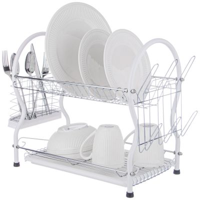 ПОДСТАВКА ПОД ПОСУДУ+ПЛАСТИКОВЫЙ ПОДДОН, 41*38*25 СМ-2