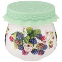 БАНОЧКА  С СИЛИКОНОВОЙ КРЫШКОЙ LEFARD 