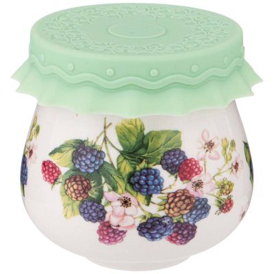 БАНОЧКА  С СИЛИКОНОВОЙ КРЫШКОЙ LEFARD 