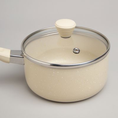 КОВШИК AGNESS АНТИП. ПОКР. РУЧКА SOFT TOUCH  И СТЕКЛ. КРЫШКОЙ 1000 МЛ 14*7 СМ-5