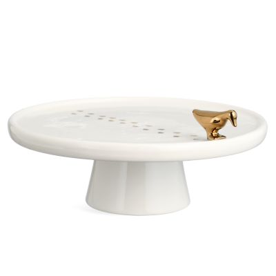 БЛЮДО СЕРВИРОВОЧНОЕ НА НОЖКЕ, 25Х25Х10,7 СМ-0