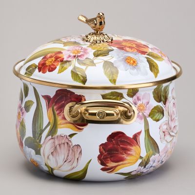 КАСТРЮЛЯ AGNESS ЭМАЛИРОВАННАЯ С КРЫШКОЙ, СЕРИЯ ФЛАНДРИЯ, 4,8Л, ДИА.22СМ-2