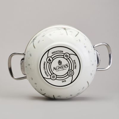 НАБОР КАСТРЮЛЬ ЭМАЛИРОВАННЫЙ, СЕРИЯ 