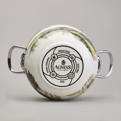 НАБОР КАСТРЮЛЬ ЭМАЛИРОВАННЫЙ, СЕРИЯ 