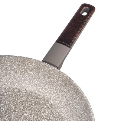 СКОВОРОДА С АНТИПРИГАРНЫМ ПОКРЫТИЕМ PFLUON MARBLE, 28*5,2 СМ-1