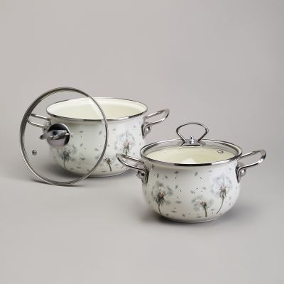 НАБОР КАСТРЮЛЬ ЭМАЛИРОВАННЫЙ, СЕРИЯ 