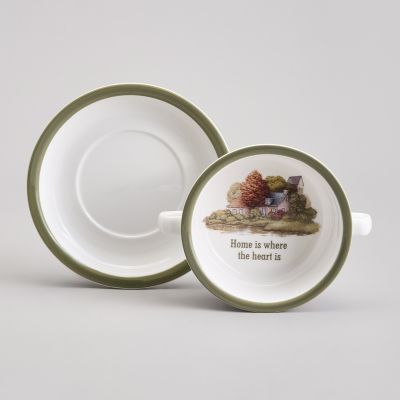 БУЛЬОННИЦА С БЛЮДЦЕМ LEFARD 