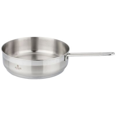 СКОВОРОДА AGNESS PROFESSIONAL 28Х8 СМ, 5 Л ВЫСОКОКАЧЕСТВЕННАЯ НЕРЖ СТАЛЬ 18/10 ИНДУКЦИОННОЕ ДНО-4