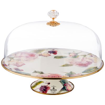 ТОРТОВНИЦА AGNESS, СЕРИЯ ВИНТАЖ ДИАМЕТР=30 СМ. ВЫСОТА=20 СМ. (КОР=4ШТ.)-0