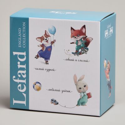 НАБОР ПОСУДЫ LEFARD МОЙ ЗАЙЧИК, 3 ПР.: САЛАТНИК 470МЛ, ТАРЕЛКА 20СМ, КРУЖКА 220МЛ-1