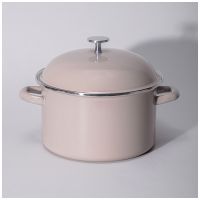 КАСТРЮЛЯ AGNESS ЭМАЛИРОВАННАЯ С ЭМАЛ.КРЫШКОЙ СЕРИЯ 