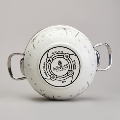 НАБОР КАСТРЮЛЬ ЭМАЛИРОВАННЫЙ, СЕРИЯ 