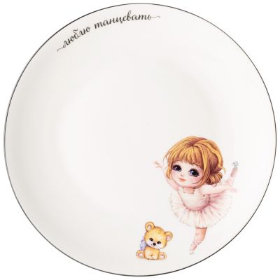 НАБОР ПОСУДЫ LEFARD Я ТАНЦУЮ, 3 ПР.: САЛАТНИК 470МЛ, ТАРЕЛКА 20СМ, КРУЖКА 220МЛ-5