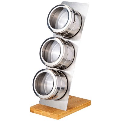 НАБОР ДЛЯ СПЕЦИЙ AGNESS 3 ПР. НА ПОДСТАВКЕ, 23Х12Х9СМ-0