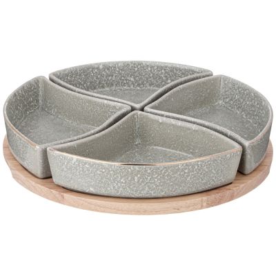 МЕНАЖНИЦА 4 СЕКЦИИ НА ДЕРЕВ. ПОДСТАВКЕ LEFARD  