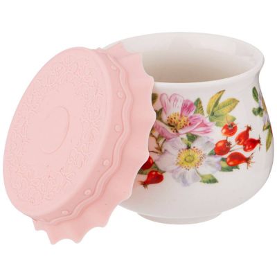 БАНОЧКА  С СИЛИКОНОВОЙ КРЫШКОЙ LEFARD 