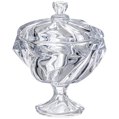 БЛЮДО С КРЫШКОЙ НА НОЖКЕ 