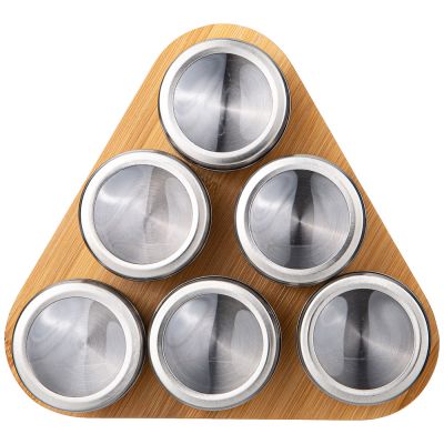 НАБОР ДЛЯ СПЕЦИЙ AGNESS 6 ПР. НА ПОДСТАВКЕ, 22,5Х20,5Х6,5СМ-0