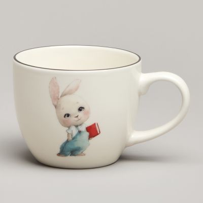 НАБОР ПОСУДЫ LEFARD МОЙ ЗАЙЧИК, 3 ПР.: САЛАТНИК 470МЛ, ТАРЕЛКА 20СМ, КРУЖКА 220МЛ-4