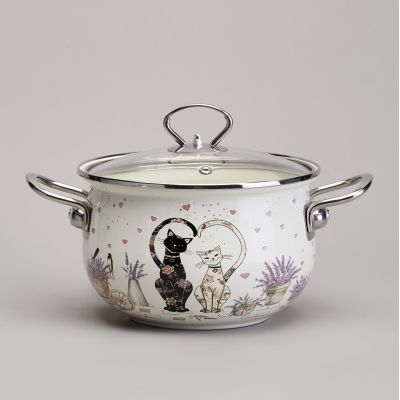 НАБОР КАСТРЮЛЬ ЭМАЛИРОВАННЫЙ, СЕРИЯ 