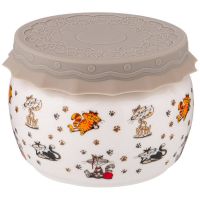 БАНКА С СИЛИКОНОВОЙ КРЫШКОЙ LEFARD 