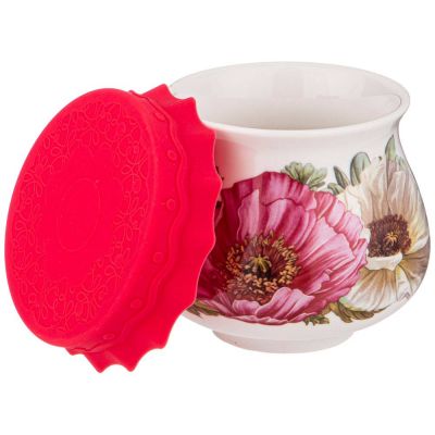 БАНОЧКА С СИЛИКОНОВОЙ КРЫШКОЙ LEFARD 