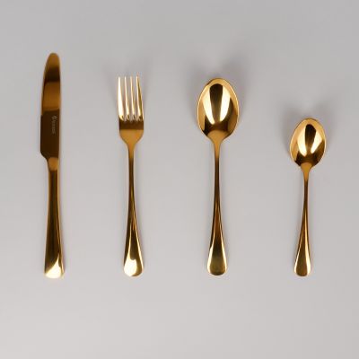 НАБОР СТОЛОВЫХ ПРИБОРОВ НА ВРАЩАЮЩЕЙСЯ ПОДСТАВКЕ, 24ПР., СТАЛЬ 18/10, ПВД ПОКРЫТИЕ-6