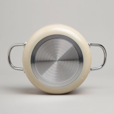 КАСТРЮЛЯ AGNESS С АНТИП. ПОКР.  И СТЕКЛ. КРЫШКОЙ 950 МЛ, 14*7 СМ-1