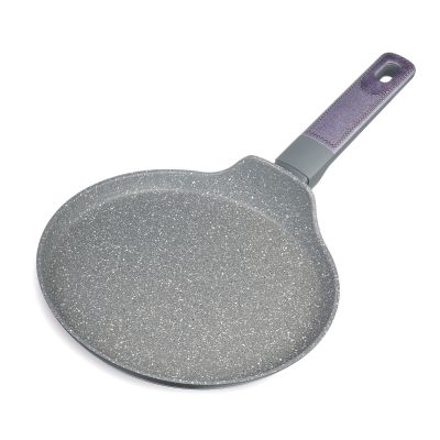 СКОВОРОДА БЛИННАЯ С АНТИПРИГАРНЫМ ПОКРЫТИЕМ PFLUON MARBLE, 22*4,3 СМ-5