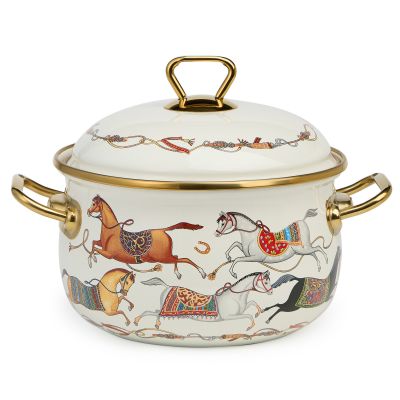 КАСТРЮЛЯ LEFARD ЭМАЛИРОВАННАЯ С КРЫШКОЙ, СЕРИЯ PASSAGE, 2,8Л, ДИА.18СМ ПОДХОДИТ ДЛЯ ИНДУК.ПЛИТ-0