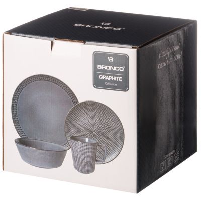 НАБОР ПОСУДЫ ОБЕДЕННЫЙ BRONCO 