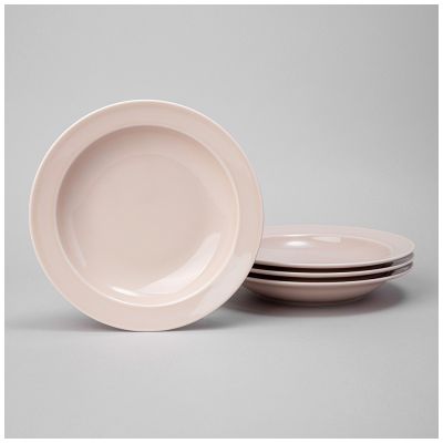 НАБОР ТАРЕЛОК СУПОВЫХ LEFARD TINT 22,5 СМ (РОЗОВЫЙ) 4 ШТ.-0