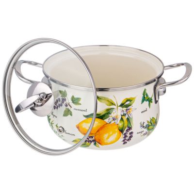 НАБОР КАСТРЮЛЬ AGNESS ЭМАЛИРОВАННЫХ СЕРИЯ 