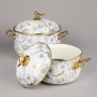 НАБОР КАСТРЮЛЬ AGNESS ЭМАЛИРОВАННЫХ СЕРИЯ 