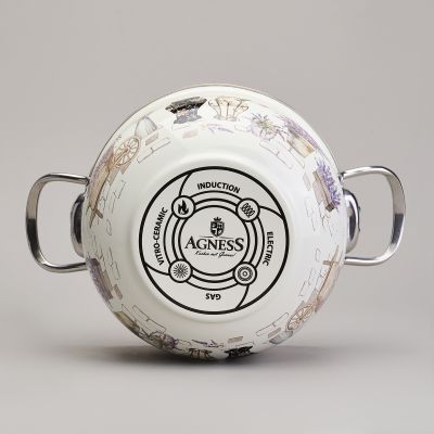 НАБОР КАСТРЮЛЬ ЭМАЛИРОВАННЫЙ, СЕРИЯ 