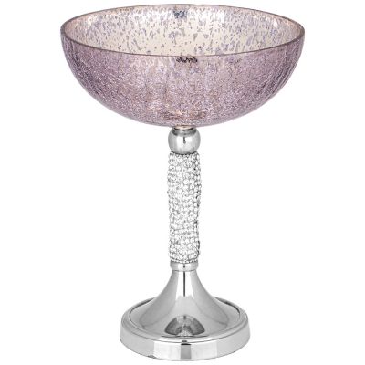 БЛЮДО ДЕКОРАТИВНОЕ НА НОЖКЕ, ДИАМЕТР 18СМ-0