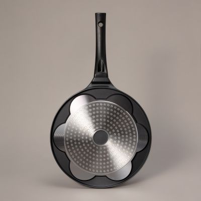 СКОВОРОДА AGNESS ДЛЯ ОЛАДИЙ С АНТИПРИГАР.ПОКРЫТИЕМ, ИНДУКЦИЯ, ДИАМЕТР=26.5 СМ-3